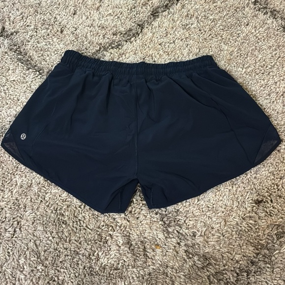 Lululemon Women's Navy Blue Athletic Shorts - Picture 2 of 2